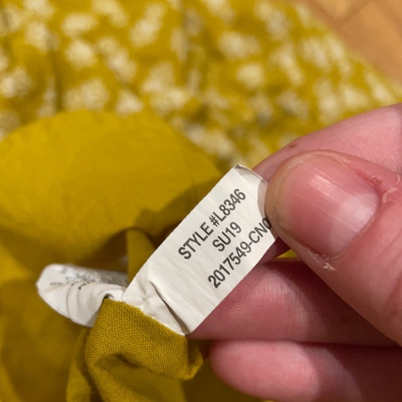 Madewell Tiered Print-Mix Midi Dress Jaipur Floral Tie Back - Picture 5 of 6